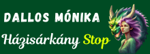 Dallos Mónika - Házisárkány Stop Logó