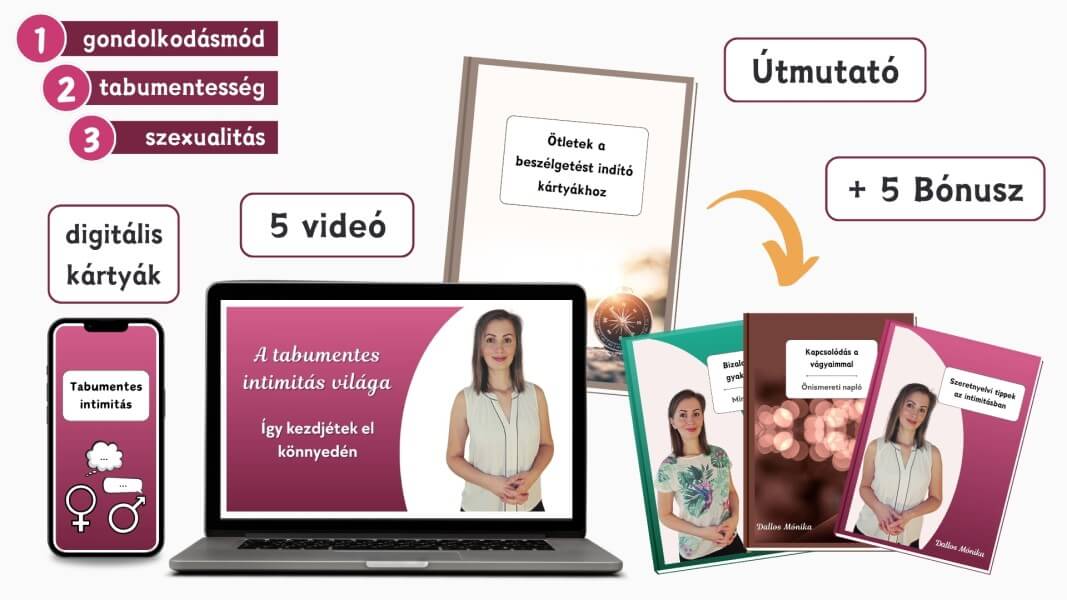 Tabumentes intimitás csomag montázsa